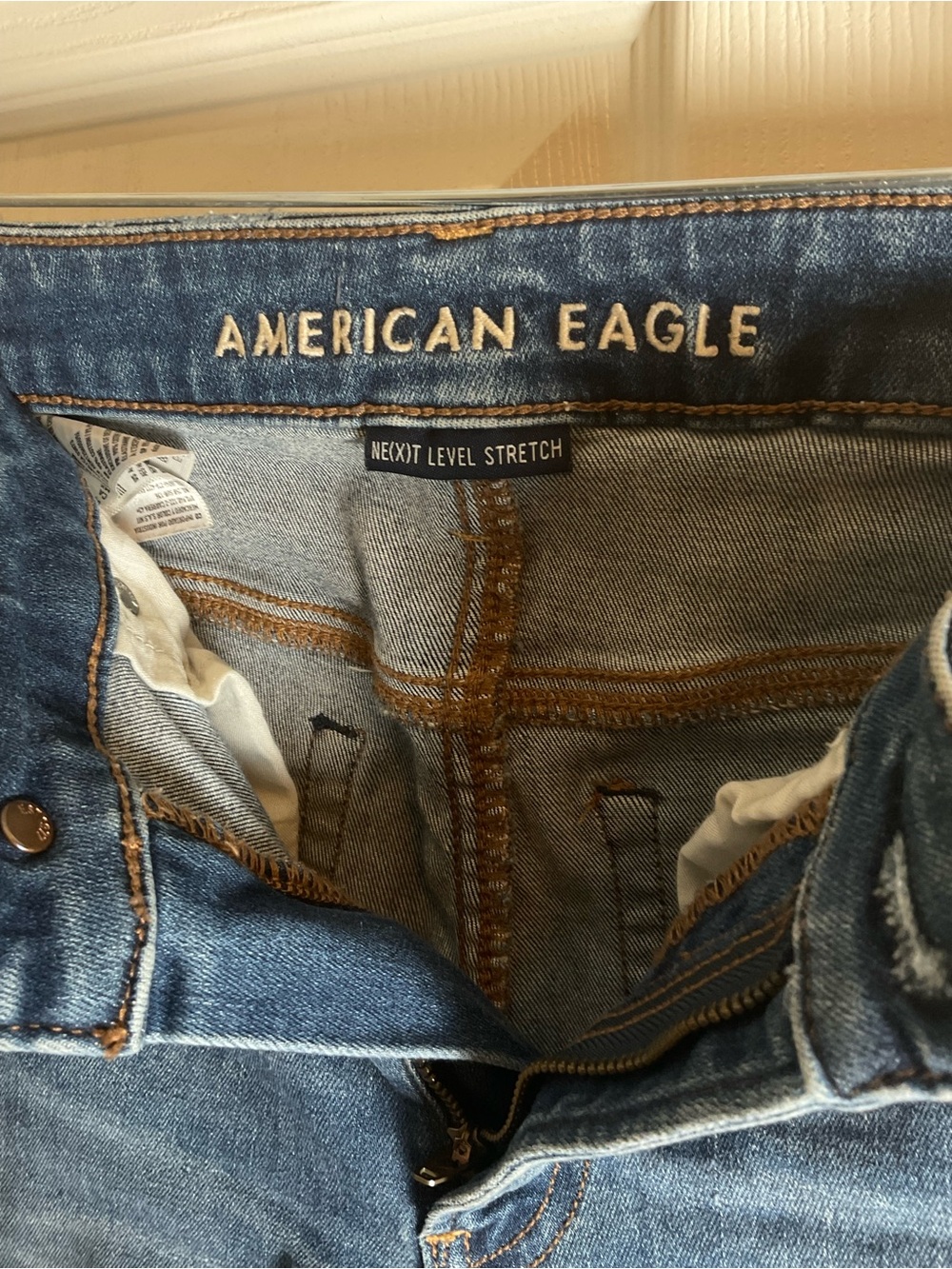 American Eagle Ne(x)t Level Stretch High Rise Jeggin Woman’s jeans Size 6 - Picture 7 of 10